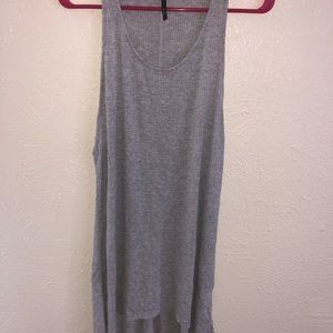 Grey knit dress
